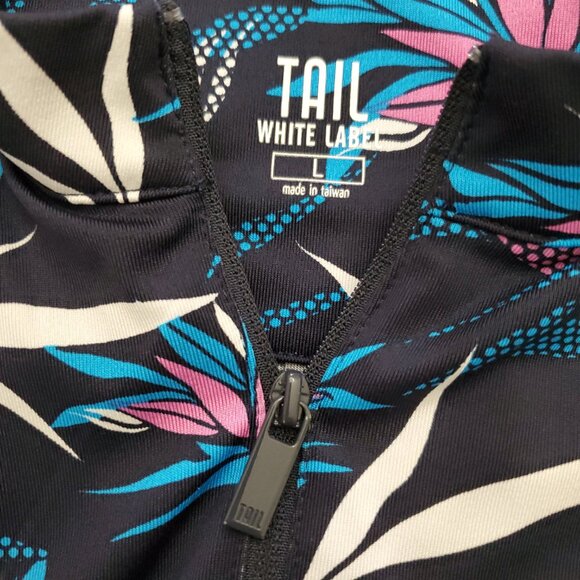 Tail Dark Navy Floral Printed Sleeveless Tennis Pickleball Golf Dress Size Large - Picture 6 of 12